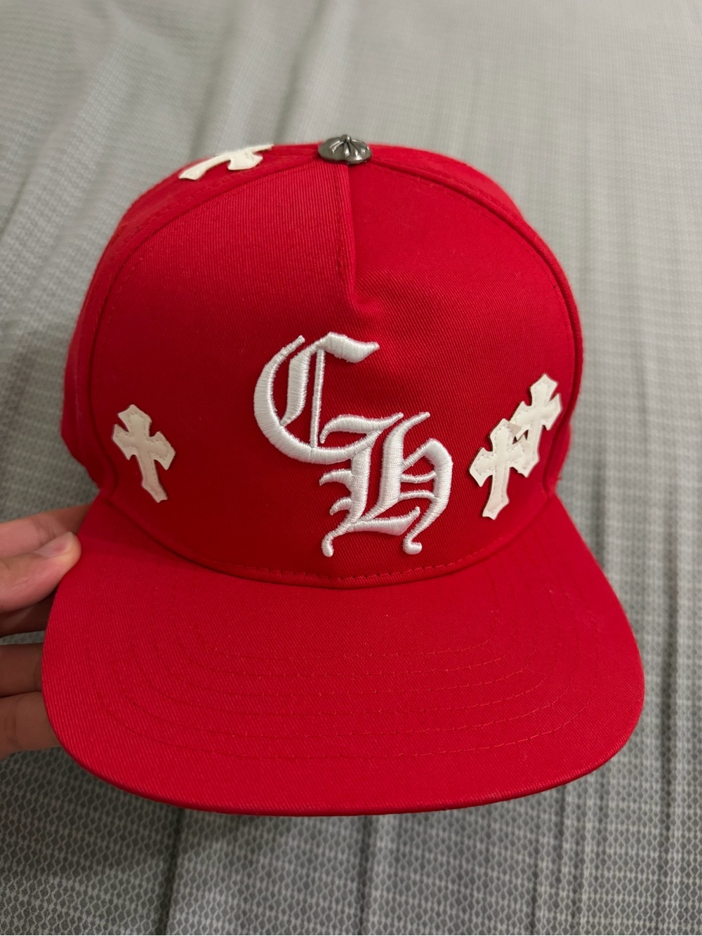 Chorme Hearts Snapback Royal Red